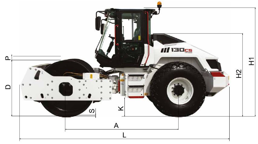 Rodillo compactador HMK 130 CS